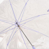 Lavender Star Transparent Long Umbrella | Bisetti