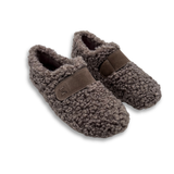 Pantufa com Velcro Cidalcos | Macarena | Taupe