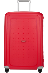 Mala Grande 75cm Rígida S'Cure 3 pontos de Fecho | Samsonite | Vermelha