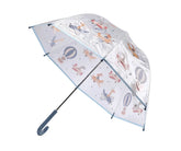 Planes children's umbrella | Tutete | Transparent