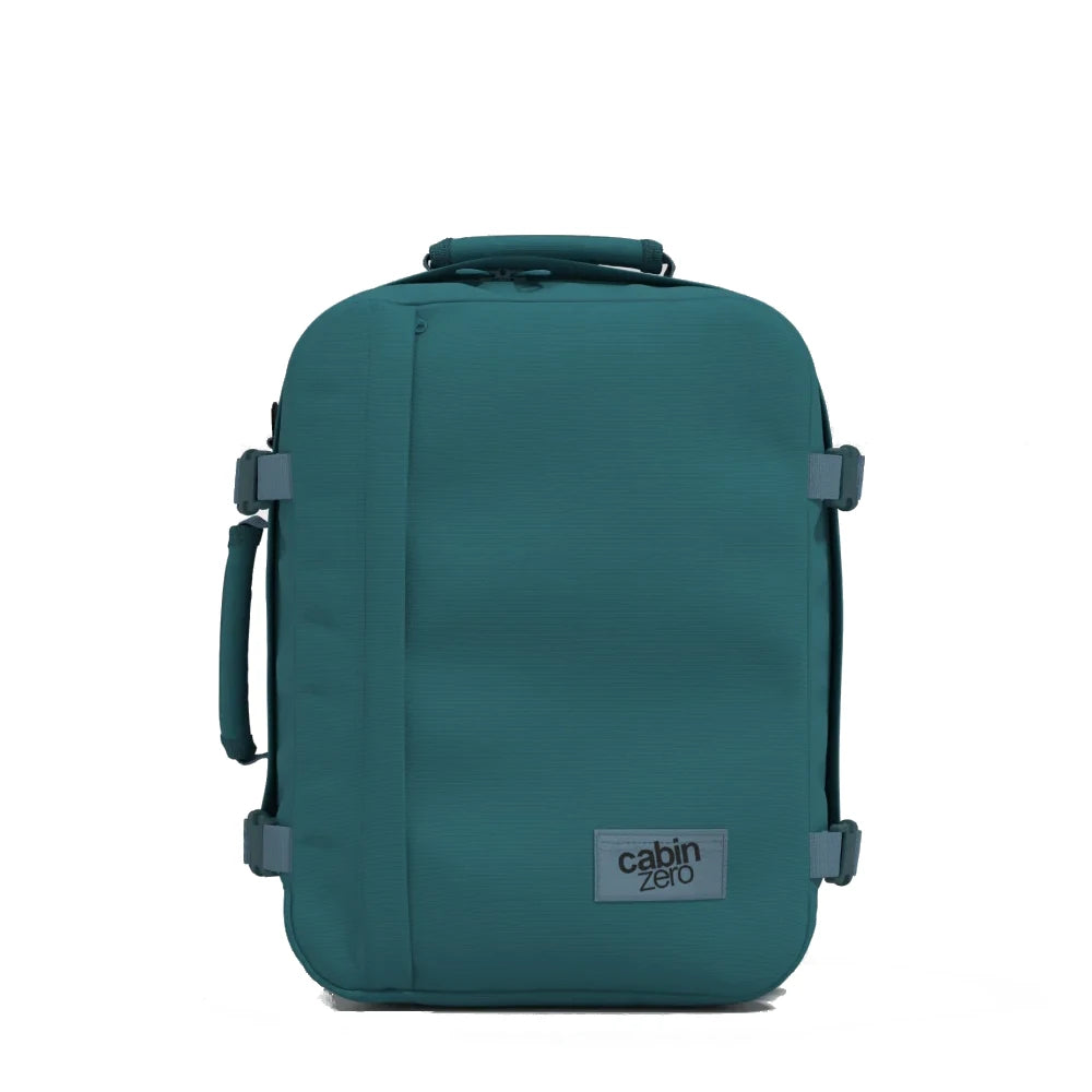 Mochila-Classic-28L-front-aruba-blue-Cabin-Zero-azul-petroleo