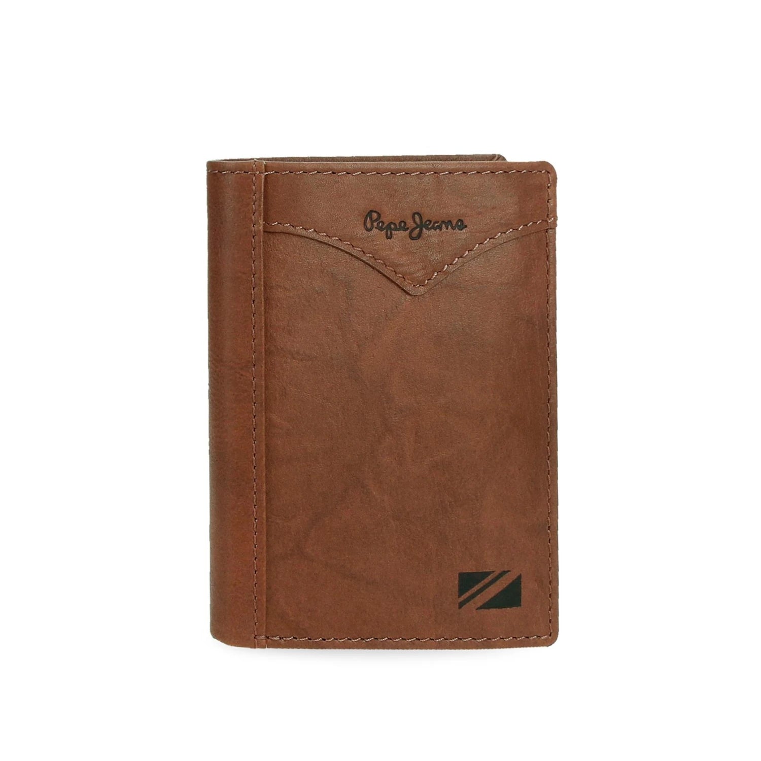 Pepe-Jeans-wallet-leather-Jacket-front-71220-camel