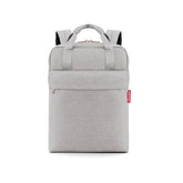 Reisenthel mochila Allday M em twist Sky Rose cinzento, com compartimento pc 15.6"