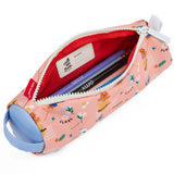Hello Hossy Pencil Case Flore | Salmon