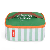 Large Thermal Lunch Box Green Stripes | Hello Hossy