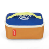 Lancheira Térmica Infantil Grande Mini Blue Canyon da Hello Hossy em Azul, Camel e Amarelo