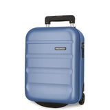 trolley de viagem underseat 45 x 36 x 20cm em azul denim