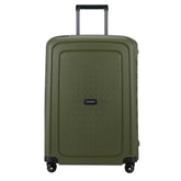 Mala Viagem Grande com 75cm S'Cure Verde Oliva da Samsonite - 4 rodas e TSA