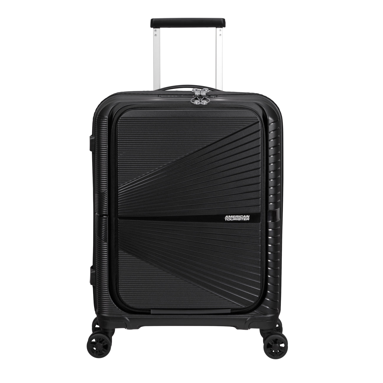mala-trolley-cabine-portatil-15-polegadas-airconic-American-Tourister-frente-preto