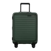 mala-trolley-cabine-portatil-15polegadas-4rodas-restacked-samsonite-frente-verde-oliva
