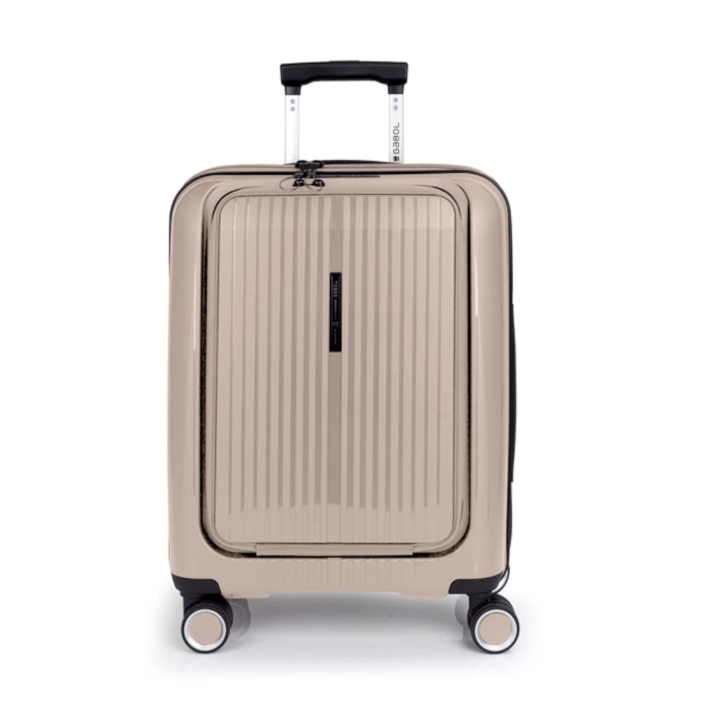 mala-viagem-cabine-para-portatil-brooklyn-Gabol-frente-taupe