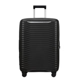Mala média 68cm Samsonite Upscape preto, extensível, 4 rodas e TSA