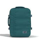 mochila-classic-44L-aruba-blue-CabinZero-frente-azul-petroleo