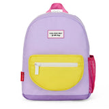mochila escolar com fecho mini mauve hello hossy
