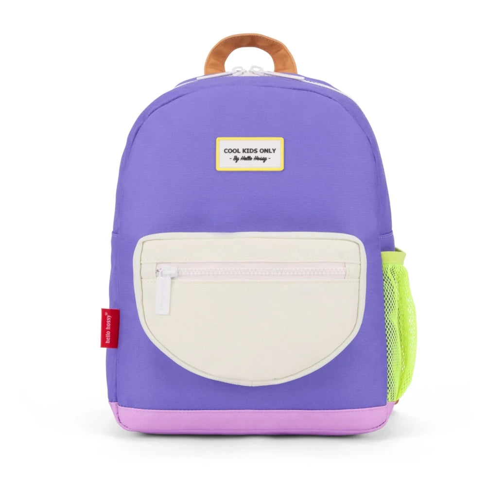 mochila creche com fecho mini lavendy da Hello Hossy