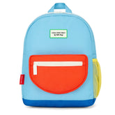 mochila escolar com fecho mini sky pop azul bébé