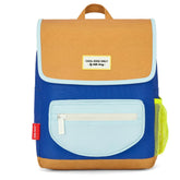mochila escolar com pala mini blue canyon hello hossy