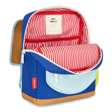 Mochila Escolar com Pala Mini Blue Canyon | Hello Hossy | Azul Cobalto