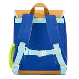 Mochila Escolar com Pala Mini Blue Canyon | Hello Hossy | Azul Cobalto