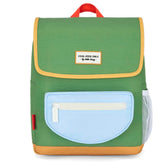 mochila escolar com pala mini green lake da hello hossy