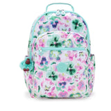 School Backpack Laptop 15” Seoul L - Kipling – Aqua Blossom