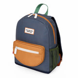 Preschool Backpack with Zip Mini Marine | Hello Hossy | Petrol Blue
