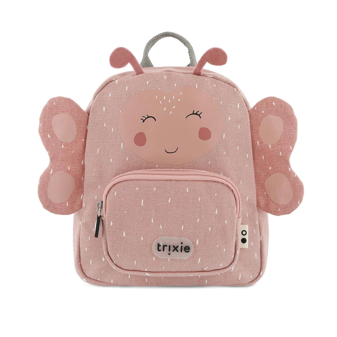 mochila formato borboleta em rosa da Trixie