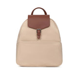 mochila média em nylon e pele da Hexagona