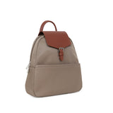 Pop Medium Backpack in Nylon | Hexagona | Taupe