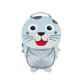 mochila pequena foca azul