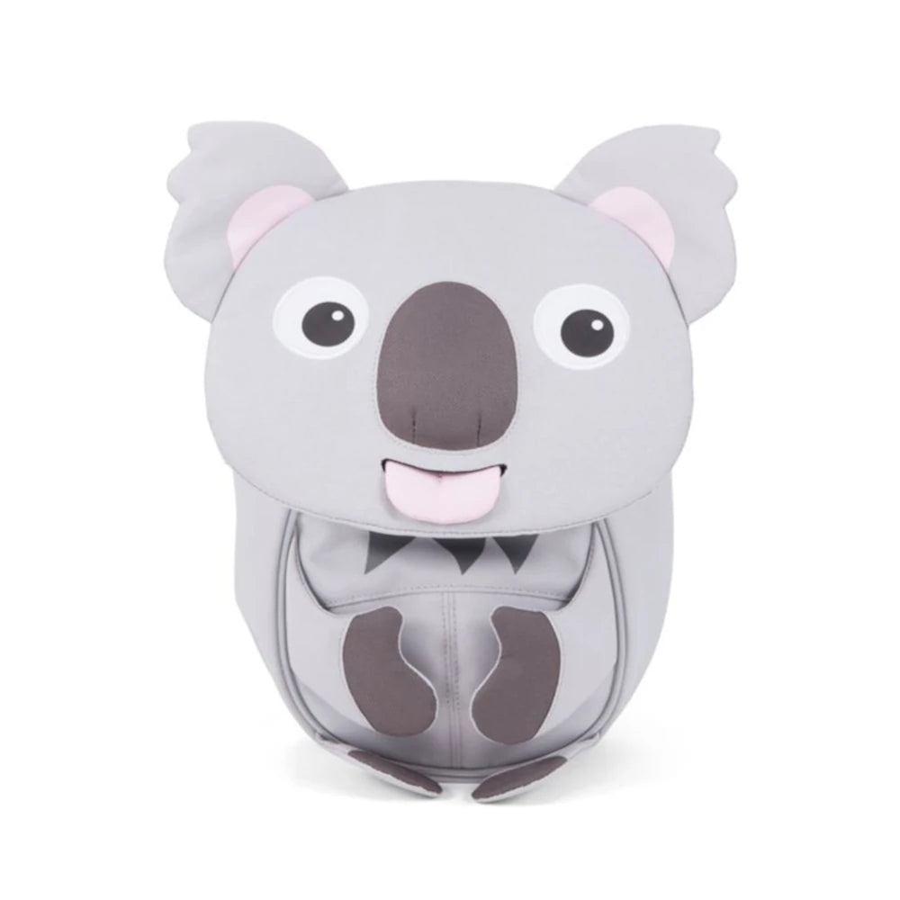 mochila pequena koala cinzento