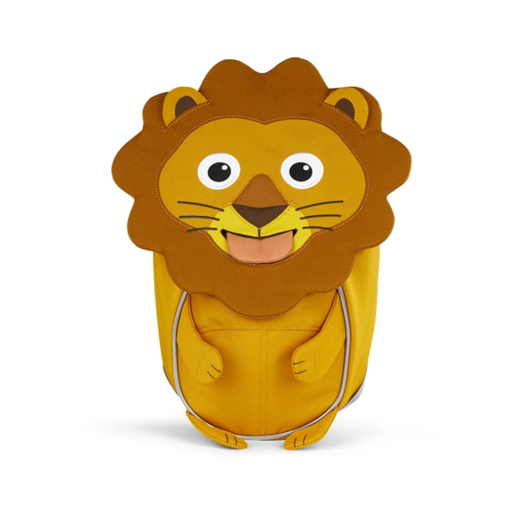 mochila pequena leão amarelo