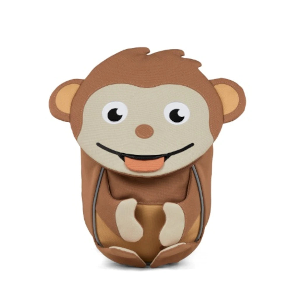 mochila pequena macaco camel