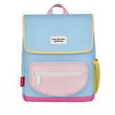 Mochila Pré-Escolar Com Pala Mini Azul Céu - Hello Hossy