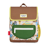 mochila creche com pala da Hello Hossy padrão san francisco