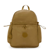 Mochila Média Kipling Amita Ocre A4 Leve e Versátil