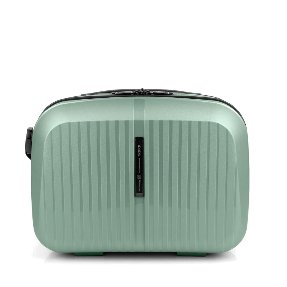 Necessaire de viagem rígido em polipropileno verde água da gama brooklyn da Gabol