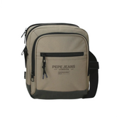 Mala de Tiracolo para Tablet 2 Comp. Waltford da Pepe Jeans em Bege