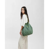 Tote Bag with Stripes Mansfield | Biba | Acid Green