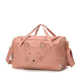 Trixie Cat Gym Bag with Crossbody Strap | Pink