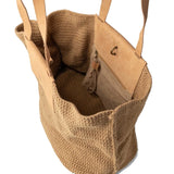 Large Shoulder Bag in Crochet Caledonia | Biba | Camel