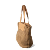 Large Shoulder Bag in Crochet Caledonia | Biba | Camel