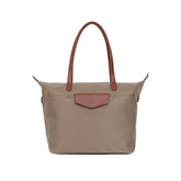 Mala de Ombro A4 em Nylon Impermeável Taupe da Hexagona