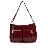 Mala Tiracolo com 2 Bolsos à Frente – Pepe Moll – Bordo