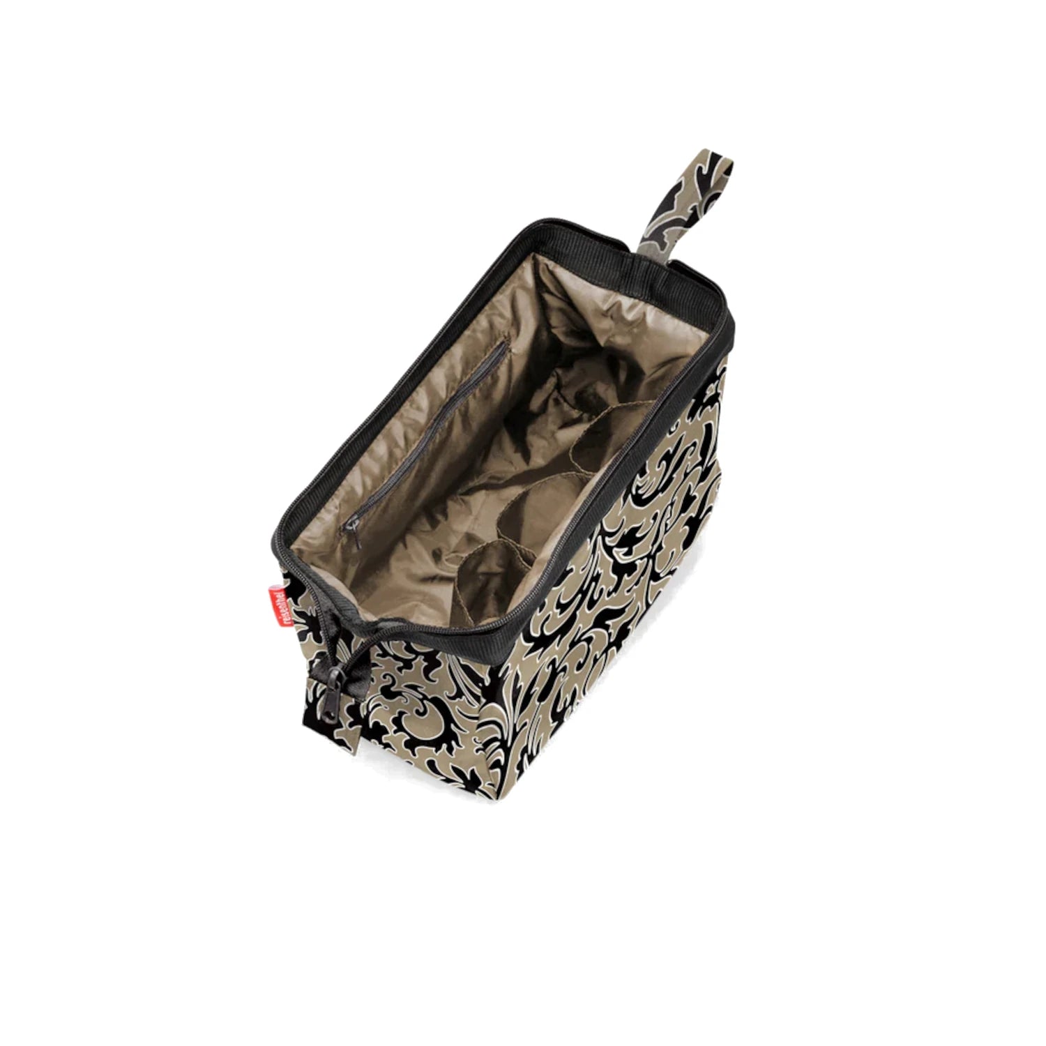 travel-cosmetic-pouch-reisenthel-WC7061-baroque-taupe-open-bege