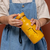 Trixie 350ml Kids Thermos Bottle Giraffe | Yellow