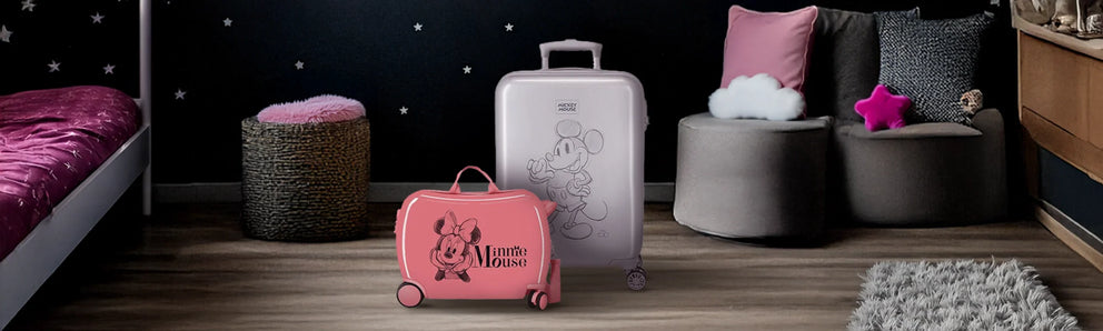 Trolleys de criança da Minnie e do Mickey