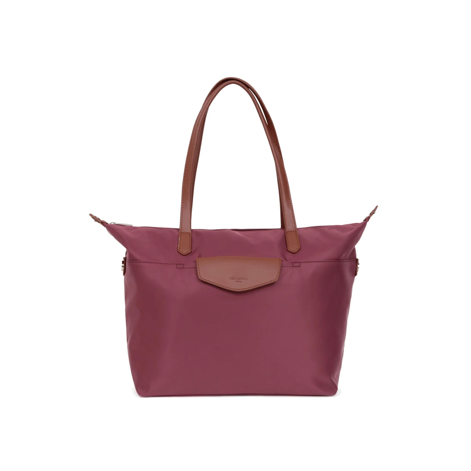 176572-6300-shoulder-bag-nylon-hexagona-plum-front