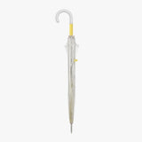 Yellow Star Print Transparent Long Umbrella | Bisetti