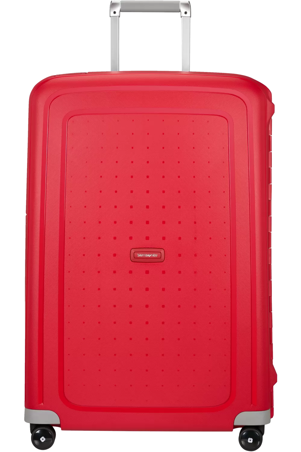 Mala Grande 75cm Rígida S'Cure 3 pontos de Fecho | Samsonite | Vermelha
